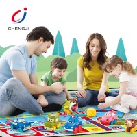 Educational kids party play lager size traffic mat game room chess carpet