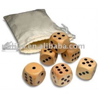 wooden dice game